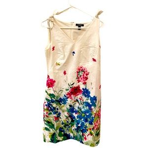 Ralph Lauren Chaps Floral Sheath Dress Size 4